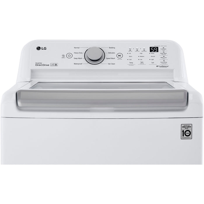 LG Electronics 5.0-Cu. Ft. Mega Capacity Top Load Washer with TurboDrum Technology (WT7150CW)