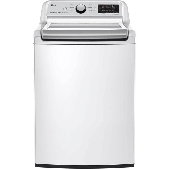 LG 27 Inch Top Load Washer with TurboWash in White 5 cu. ft. (WT7300CW)