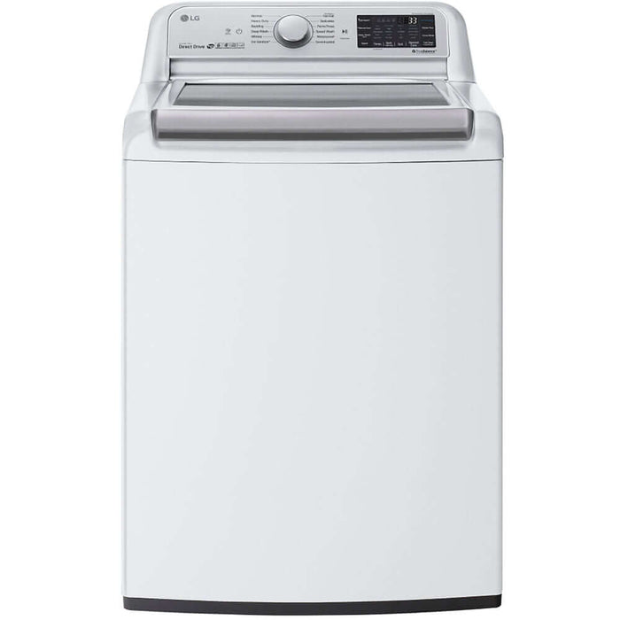 LG 27 Inch Smart wi-fi Enabled Top Load Washer with TurboWash3D Technology in White 5.5 cu. ft. (WT7800CW)